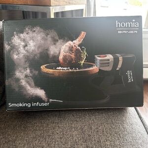 Homia Whiskey Cocktail Old Fashioned Smoker Kit - Smoking Gun Burner Starter Kit